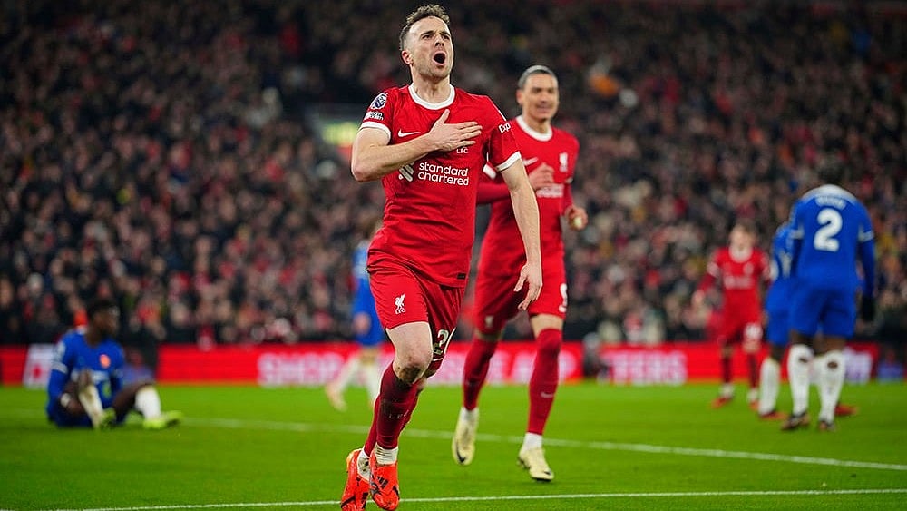 Photo: AP/Jon Super : It will be the third time that Liverpool teamed up with the German sportswear.